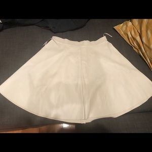 Faux leather skirt